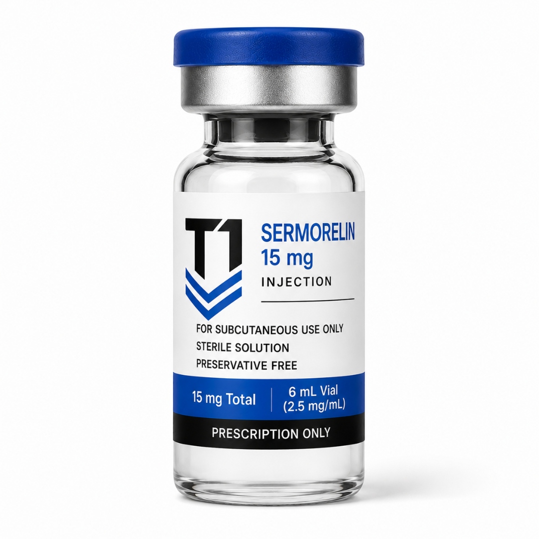 Aurafil Sermorelin 15 mg injection vial