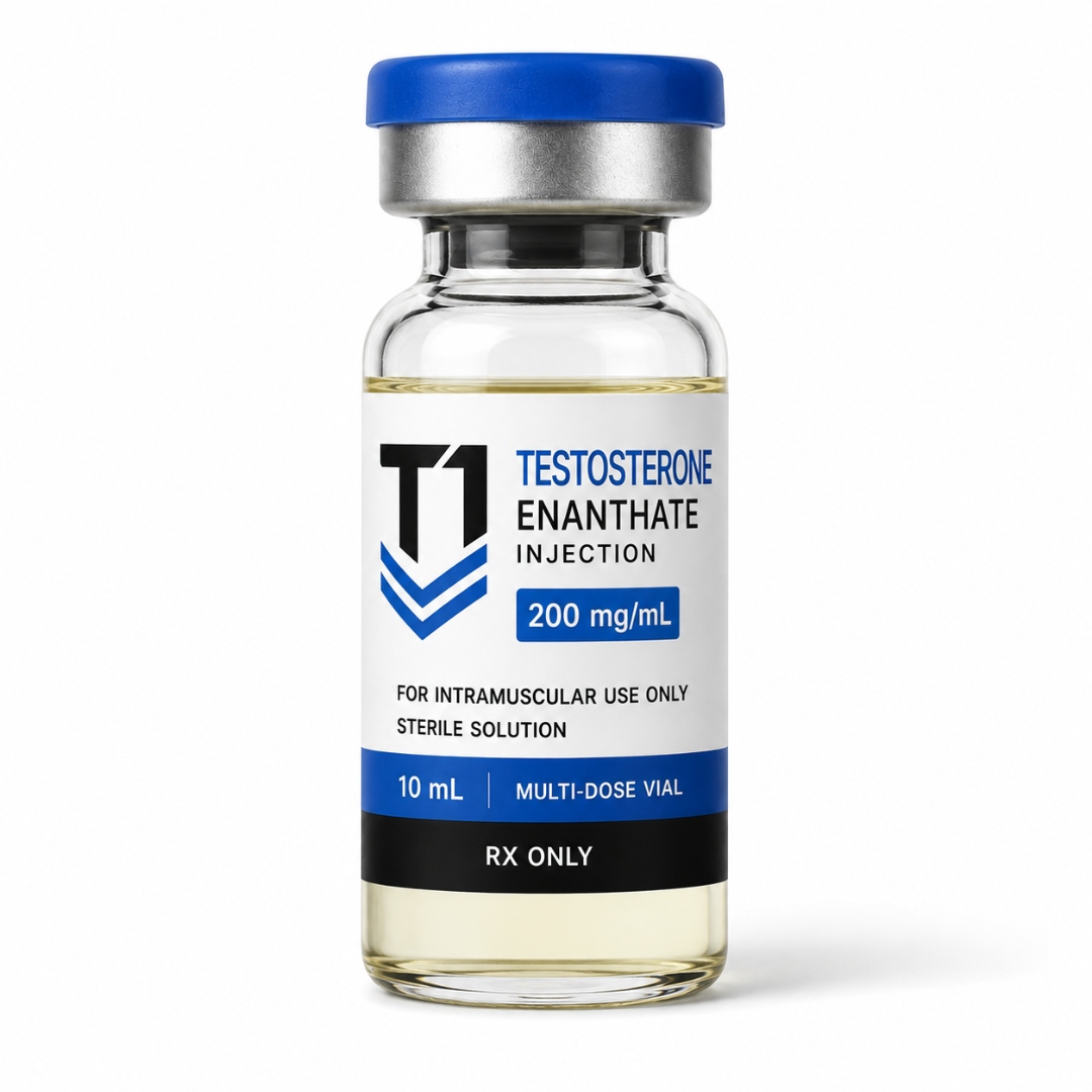 Aurafil Testosterone Enanthate 200 mg/mL injection vial